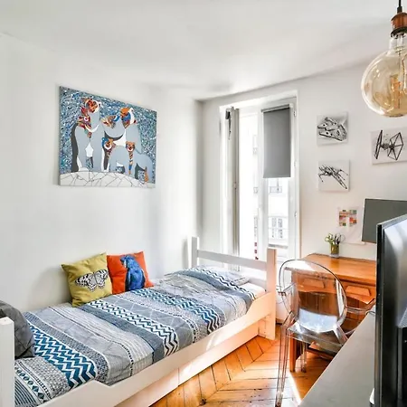 Apartment Charming For 4 In Les Batignolles - 17 *