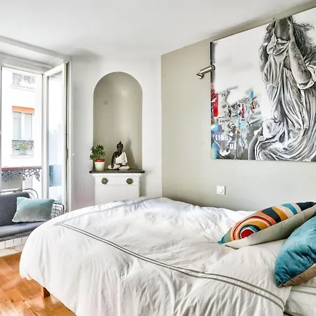 Apartment Charming For 4 In Les Batignolles - 17 Paris